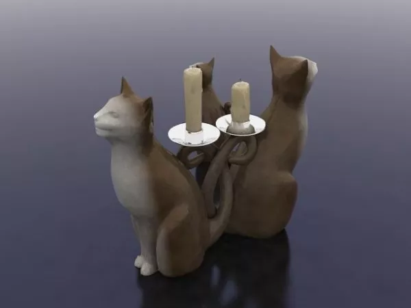 Ws Candle Lighting 3d model