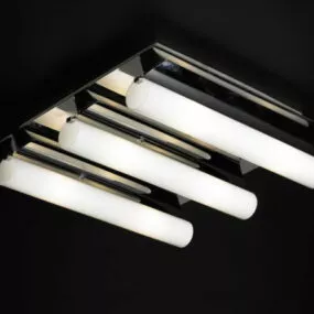 Electric Ceiling Tube Lights 3d model