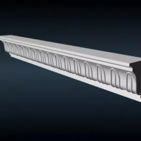 Home Ceiling Corner Molding 3d model