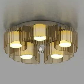 Modern Round Ceiling Light Fixtures 3d model
