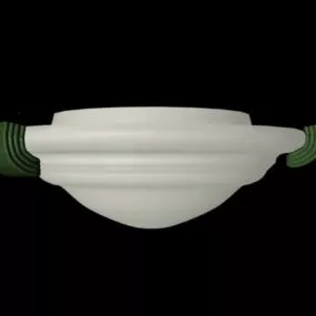 Round Ceiling Light Shades 3d model
