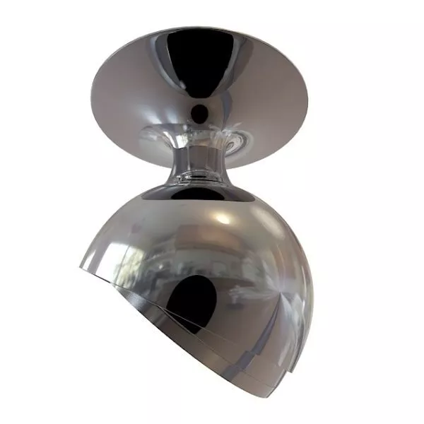 Chrome Ceiling Led Spotlight 3d model Chrome Ceiling Led Spotlight 3d model