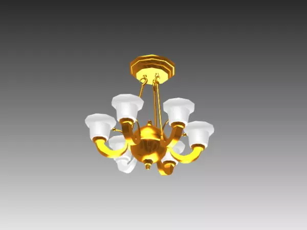 Home Ceiling Mount Pendant Lamp 3d model Home Ceiling Mount Pendant Lamp 3d model