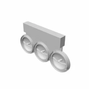 Ceiling Mounted Design Led Spotlight 3d model
