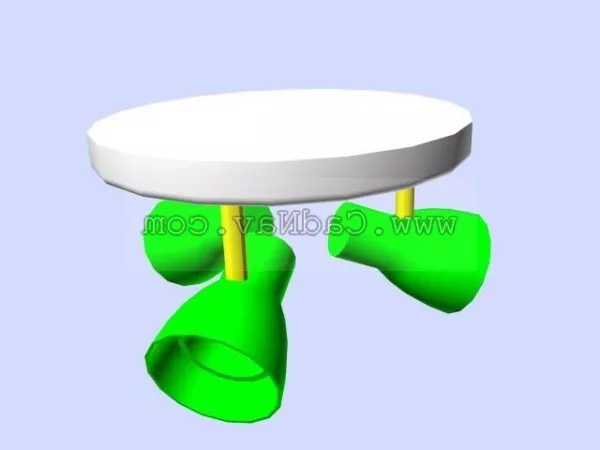Studio Ceiling Projector Light Design 3d model Studio Ceiling Projector Light Design 3d model