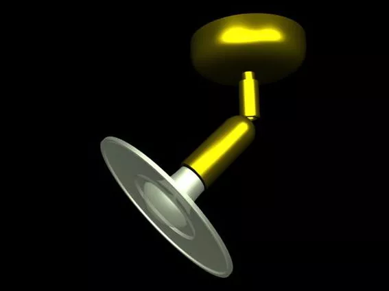 House Ceiling Track Spot Light 3d model House Ceiling Track Spot Light 3d model