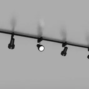 Ceiling Studio Track Lighting 3d model