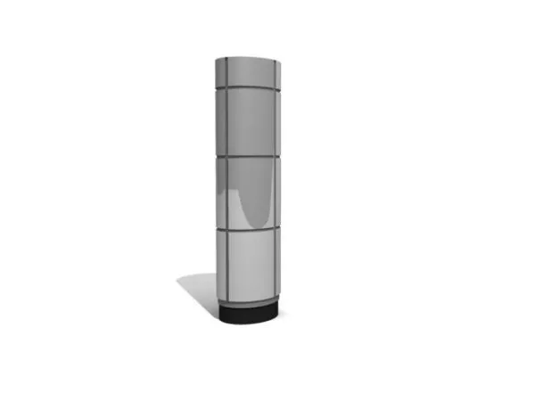 Square Pillar Column 3d model