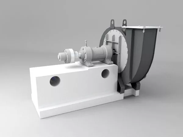 Industrial Centrifugal Fan 3d model Industrial Centrifugal Fan 3d model