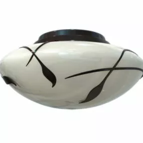 Ceramic Art Bed Room Lamp 3d model