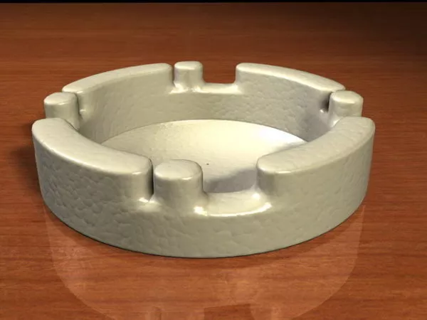 Black Ashtray 3d model