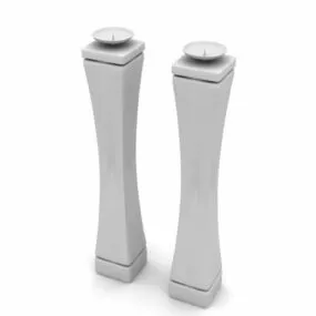 Ceramic Vase Shape Candlestick Holder 3d model