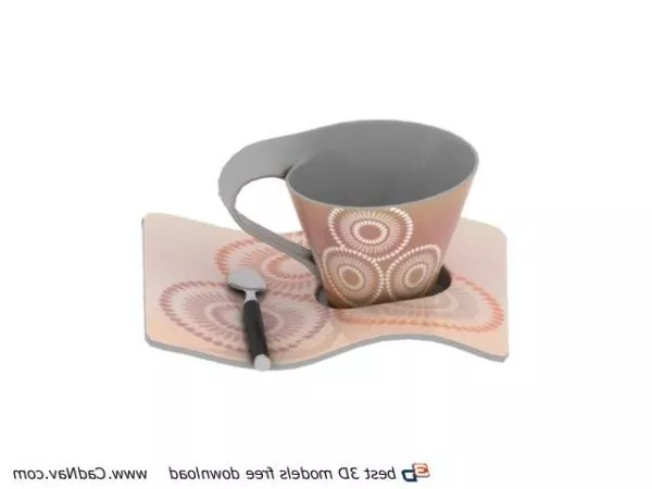 Nescafe Coffee Cup 3d model