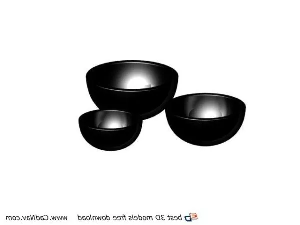 Dinnerware Utensil With Pot, Vase, Dish, Spoon 3d model