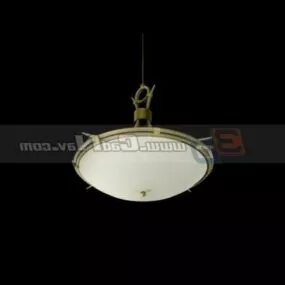 Ceramic Style Hanging Pendant Lighting 3d model