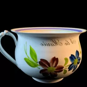 Ceramic Jug Cup 3d model