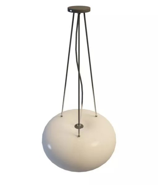 Ceramic Shade Pendant Light Fixture 3d model Ceramic Shade Pendant Light Fixture 3d model