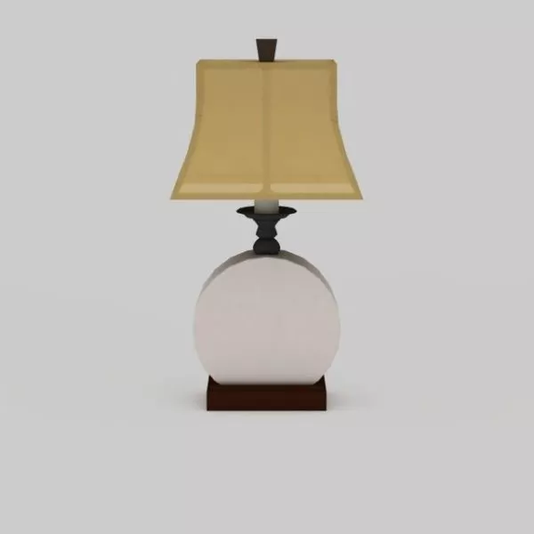 Ceramic Vase Base Hotel Table Lamp 3d model Ceramic Vase Base Hotel Table Lamp 3d model