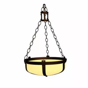 Chain Pendant Light 3d model