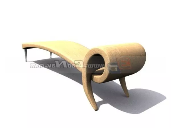 Chaise Lounge Day Bed Furniture 3d model Chaise Lounge Day Bed Furniture 3d model