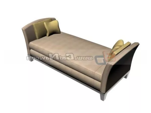 Chaise Furniture Lounge Ottoman Bench 3d model Chaise Furniture Lounge Ottoman Bench 3d model
