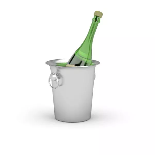 Plastic Bucket 3d model
