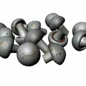 Champion Mushroom Vegetable 3d model