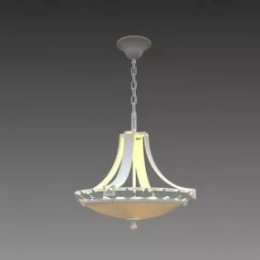 Living Room Chandelier Bowl Pendant Light 3d model