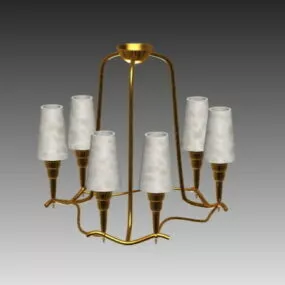 Dinning Room Chandelier Pendant Light 3d model