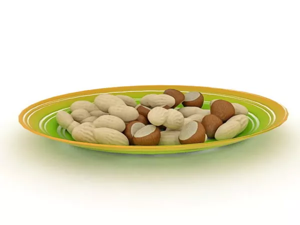 Green Plate Tableware Stack 3d model