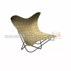 Furniture Children Butterfly Chair 3d model
