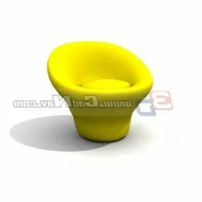 Children Mushroom Chair Furniture 3d model