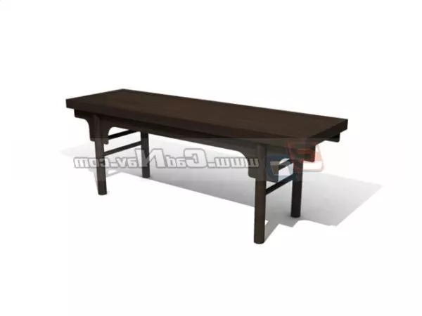 Chinese Wooden Antique Console Table 3d model Chinese Wooden Antique Console Table 3d model