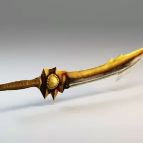 Weapon Chinese Broadsword 3d model