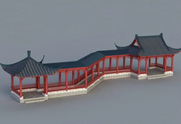 Pergola Corradi Outdoor Structure 3d model