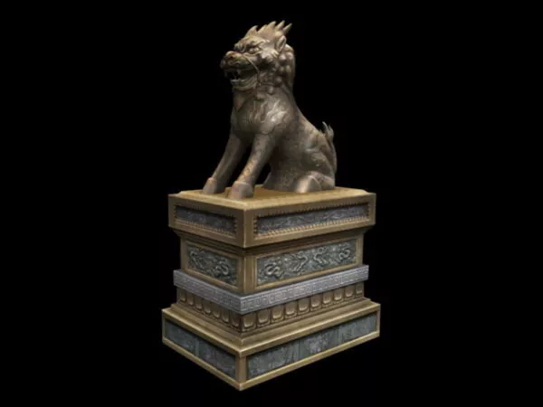 Medieval David Ancient Statue 3d model