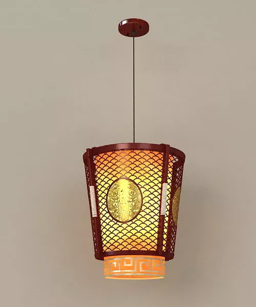 Portable Lantern With Handle 3d model