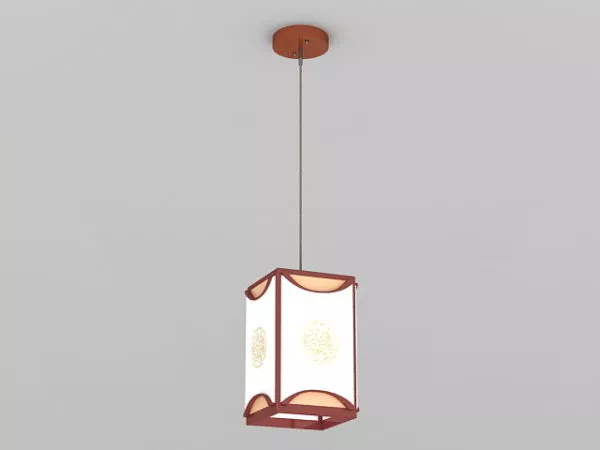 Ceiling Chinese Pendant Light 3d model Ceiling Chinese Pendant Light 3d model