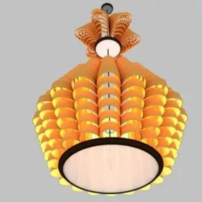 Furniture Chinese Pendant Light Fixture 3d model