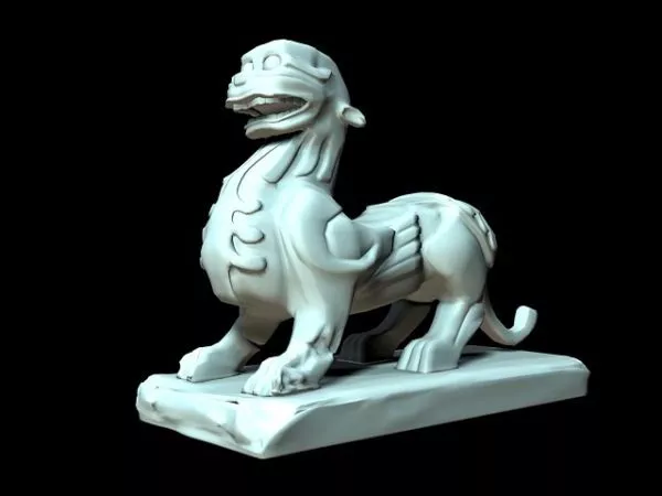 Asian Chinese Pixiu Statue 3d model Asian Chinese Pixiu Statue 3d model