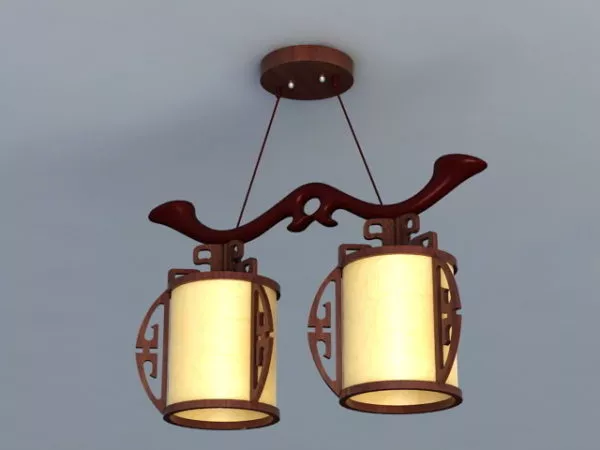 Living Room Chinese Style Light Fixtures 3d model Living Room Chinese Style Light Fixtures 3d model