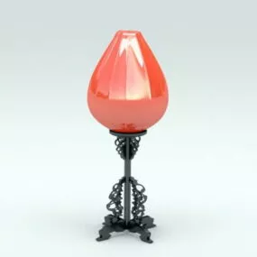 Bedroom Chinese Style Table Lamp 3d model