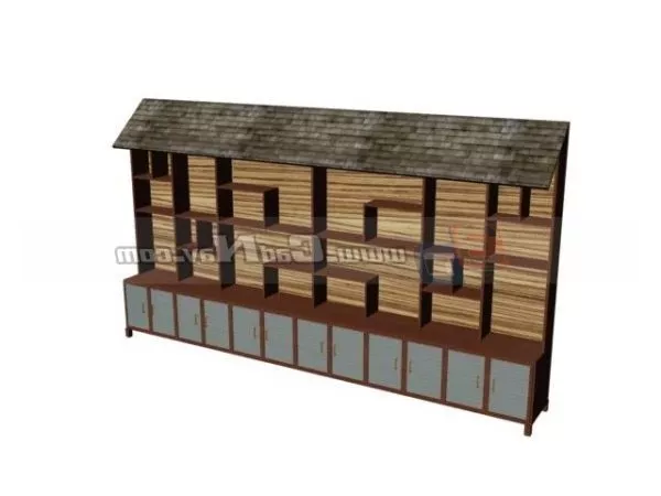 Chinese Style Furniture Wood Display Shelves 3d model Chinese Style Furniture Wood Display Shelves 3d model