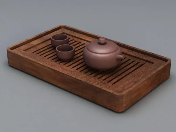 Aluminum Teapot With Cap 3d model
