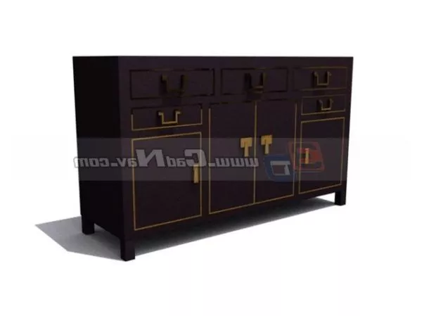 Chinese Antique Floor Cabinet 3d model Chinese Antique Floor Cabinet 3d model