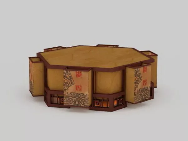 Chinese Retro Ceiling Lamp 3d model Chinese Retro Ceiling Lamp 3d model