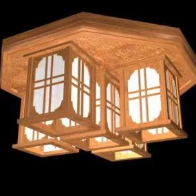 Chinese Antique Shape Ceiling Lights 3d model