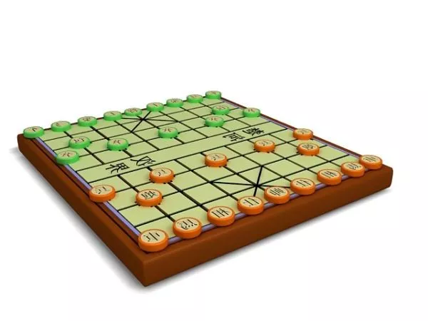 Planter Chess Game 3d model