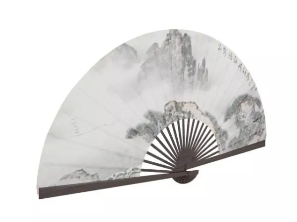Chinese Antique Folding Fan 3d model Chinese Antique Folding Fan 3d model