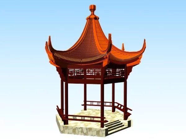 Garden Arbor Pavilion 3d model